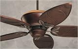 Tommy Bahama TB301DC Paradise Key Remote Control Dark Cherry Tropical Ceiling Fan 52 Blade Span