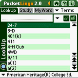 Wall Street Words (PocketLingo Wall Street) downloadable Software