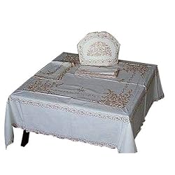 Square Cotton Table Cloth and Napkins 48 x 48 inches