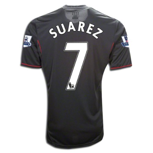 adidas #7 SUAREZ Liverpool Away 2011-12 Soccer Jersey (US Size: M)