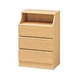 木製シンプルチェスト/タンス ナチュラル 【CHESCA】チェスカ