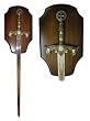 Knight's Templar Sword With Display