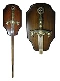Trademark Knight's Templar Sword with Display