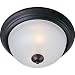 Maxim Flush Mount Shade Color/Finish: Ice/Satin Nickel, Size: Small