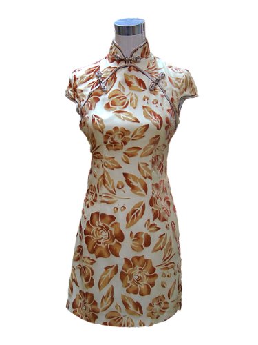 Rich and Honour Peony Blossom Silk Dress