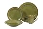 Gibson Regent Park 16 pc Dinnerware Set, Green