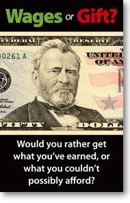 Wages or Gift? (Packet of 100, KJV)
