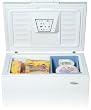 Whirlpool EH070FXRQ 7.0 cu. ft. Chest Freezer with Manual Defrost, Upper Blue Basket, Adjustable Thermostat and Defrost Drain