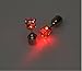 Esonstyle LED Earrings Glowing Light up Ear Drop Pendant Stud Stainless Multi-color