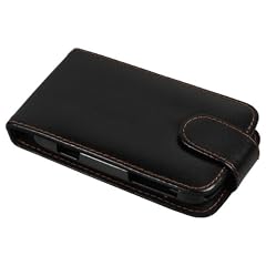 mumbi Flip Case BlackBerry Bold 9900 Tasche H�lle - Bold Touch 9900 Schutzh�lle schwarz