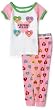 Paul Frank Tight Fitting PJ Set, 2 Piece, White, 24 Months