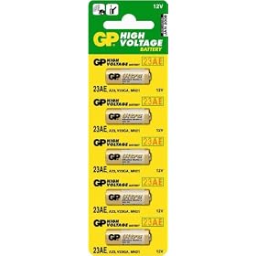 10 Pack x GP Alkaline 23AE 12V