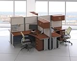 L-Workstation Set 4 - Office-in-an-Hour Collection - Bush Office Furniture  ....