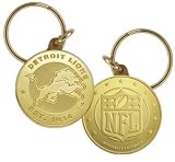 Detroit Lions Bronze Keychain