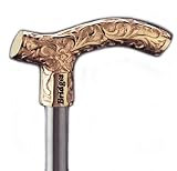 24K Gold (20+ microns) Luxury Walking Stick by Bridges, 34