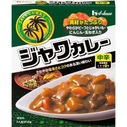ハウス レトルトジャワカレー 中辛 210g