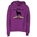 Sweatshirt Woman Lilac " Obey The Welsh Springer Spaniel ... Woof ! " Dog