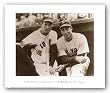 Ted Williams and Joe Dimaggio by Anonymous 23.5"x19" Art Print Poster