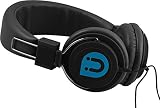 Uber 13132 Headphone, On-Ear Rubberized, Black