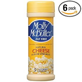 Molly McButter Sprinkles Cheese, 2.0-Ounce (Pack of 6)