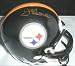 Mean Joe Greene autographed Steelers mini helmet
