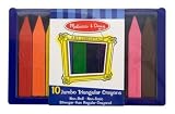 Melissa & Doug Jumbo Triangular Crayons (10 pc)