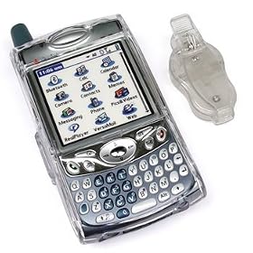 Crystal case W/ Belt Clip for Palm Treo 650