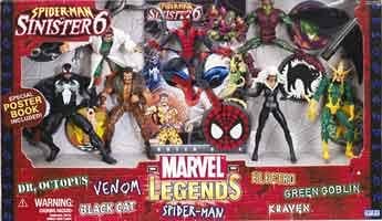 Marvel 'Legends' - Spiderman & Sinister 6 Gift Pack