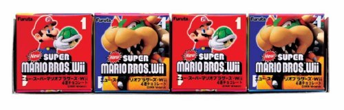 フルタ NewスーパーマリオブラザーズWii 4連チョコレート 28g(7g×4袋)×10個　
