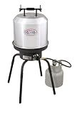 Camp Chef SLP-KEG Keg Roaster. Single Burner Low Pressure. Keg Roaster Accessory for Roasting, Stainless Steel/Black
