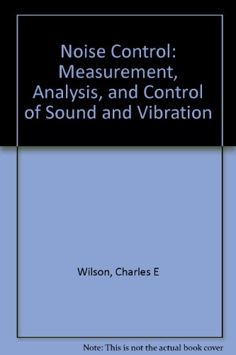 noise control measurement analysis and control of sound and vibration