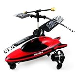 Helic Max Vehi-Cross 3-Channels RC Helicopter Infrared Control (Red)
