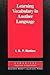Learning Vocabulary in Another Language (Cambridge Applied Linguistics)