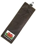 Trifold Golf Bag Towel - Wales Flag
