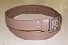 PUNK / EMO / ROCK Brown B-Line Double Clip Leather Belt
