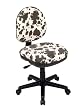 Contemporary Swivel Chair with Flex Back In Palamino Finish By Office Star
