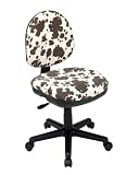 Contemporary Swivel Chair with Flex Back In Palamino Finish By Office Star