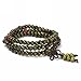 Merdia 108 Wood Beads with a Pendant Japa Mala Bracelet or Necklace (Chinese Knot (Green))