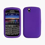 Purple Silicone Case / Skin / Cover for RIM BlackBerry Tour 9630