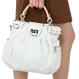 Salvatore Ferragamo Francesca White Shoulder Bag