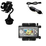 Nickelodean Spongebob Squarepants Multimedia Player Car Cup Holder with Car Charger - Uses Gomadic TipExchange