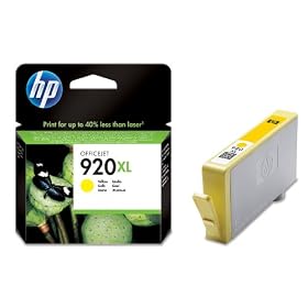 HP Original 920XL Yellow Officejet Ink Cartridge (High Capacity)