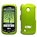 EMPIRE Neon Green Rubberized Snap-On Cover Case for Verizon LG Cosmos Touch VN270 thumb