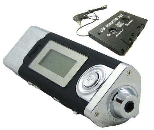 Childrens Toyshop  Electronics : 256MB Techsplosion Shadow MP3 Player with FM Radio & In Car Cassette Adapter