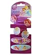 Princess Hair Accessories - Disney Princess Hair Snap Clips Bands (6 Pieces)