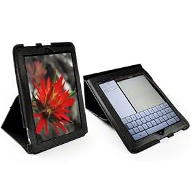 Tuff-Luv Mat Case (flip style) for Apple iPad - black