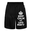 Runy Men's Keep Calm And Let Slim Sports Jogging Shorts With Pocket