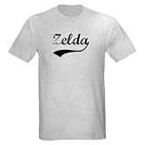 Zelda Ash Grey T-Shirt Retro Light T-Shirt by CafePress