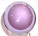 80MM Amethyst Clear Crystal Ball