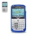 Fashionable Perfect Fit Soft Silicon Gel Protector Skin Cover (Faceplate/Snap On) Rubber Cell Phone Case with Screen Protector for Samsung Code SCH-i220 MetroPCS - Navy